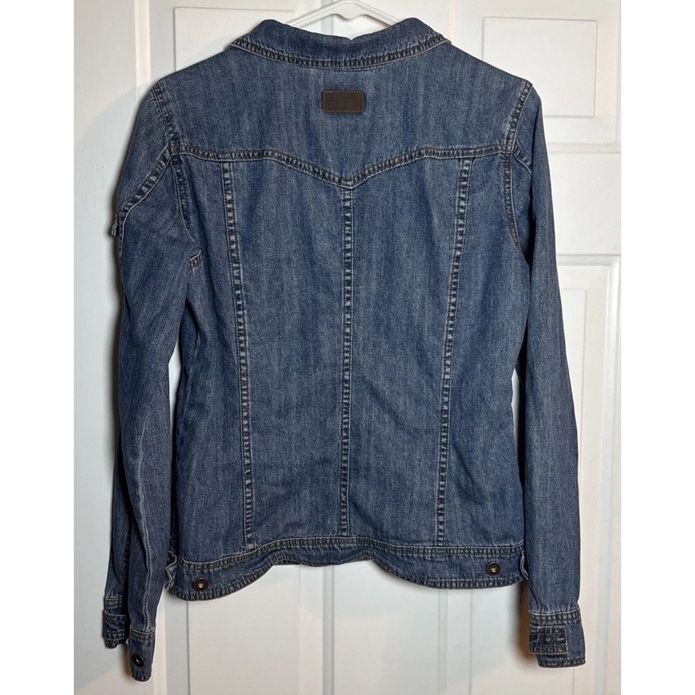 Vintage DKNY Jeans Women's Large Denim Jacket Made in Hong Kong 100% Cotton - Picture 6 of 6